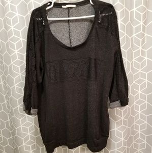 Lace Detail Sweatshirt